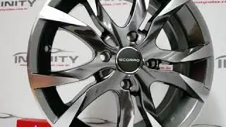 Infinity Rodas Apresenta   Roda Scorro S215 Aro 14 e 15  Fura&ccedil;&atilde;o 4x100 4x108  Alto Padr&atilde;o