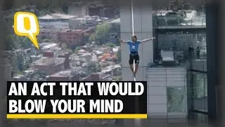 The Quint: Man Walks Across Skyscrapers on a Tightrope; Sets World Record