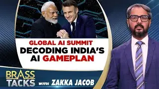 Prime Minister Modi At Global AI Summit In France | Watch #BrassTacks With Zakka Jacob Live