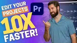 Finally, a Workflow to Editing 10x FASTER! | Creating Custom Animation Presets in Premiere Pro! 💻 🔥