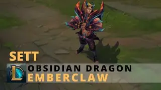 Obsidian Dragon Sett Emberclaw Chroma - League of Legends