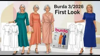 Burda 3/2026 First Look And Technical Line draw