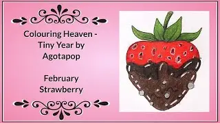 Tiny Year by Agotapop (Colouring Heaven Magazine) February - Strawberry