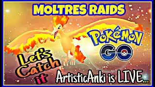 Pok&eacute;mon Go LIVE: PG Sharp key GIVEAWAY!!! #pgsharp #pokemon #girlgamer #moltres