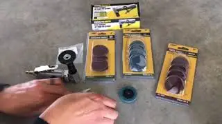Harbor Freight Twist Lock Abrasive Pads