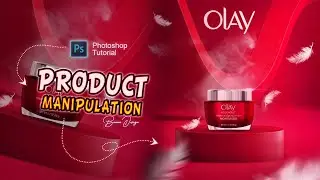 Creative Product Manipulation Advertising Design | Olay Moisturizer | Photoshop.
