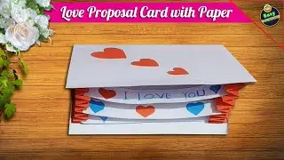 Beautiful Handmade Love proposal Card Idea, Make Love proposal Card, DIY Greeting Cards, Love Card