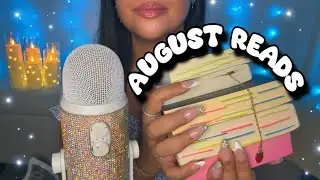 ASMR August Reading Wrap Up 📚 | Cozy Bookish Tingles & Whispers