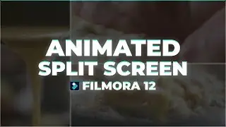 Анимированная анимация с раздельным экраном на Filmora 12