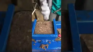 DIY Briquette Press Hydraulic Moulding Machine  #shorts #briquettemachine #sawdust