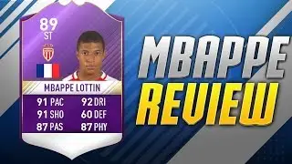 FIFA 17: POTY MBAPPE LOTTIN REVIEW! 89 FIFA 17 YOUNG PLAYER OF THE YEAR REVIEW!