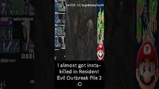 Almost got instant killed by Axeman in RE Outbreak! #shorts