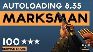 Battlefield 1 - 100 ★ Service Stars ★ - Autoloading 8.35 Marksman  | Logitech G403 #AmitCantPlay