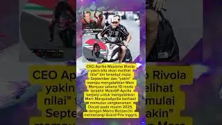 CEO Aprilia Massimo rivola yakin mampu mengalahkan Marc Marquez