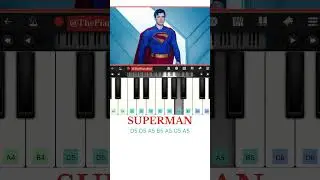 Superman Theme | James Gunn | Piano Tutorial