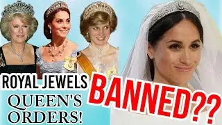 ROYAL JEWELRY BANS & DRAMA #meghanmarkle #princeharry #royalfamily #royalty #jewelry #jewels #royal