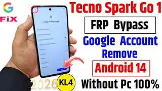 Tecno Spark Go 1 FRP Bypass Android 14 | 2026 No PC | No Palm Store | No Share Article 