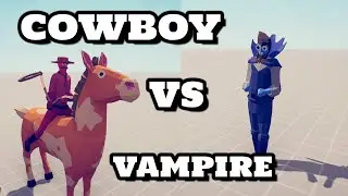 Cowboy vs Vampire | Totally Accurate Battle Simulator TABS