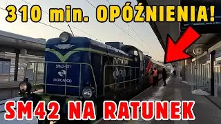 Spalin&oacute;wka SM42 ratuje Impulsa SKM! Pociągi zimą Warszawa Gdańska!