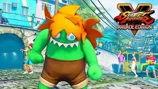 Street Fighter 5 - BLANKA Story Walkthrough @ 1080p (60ᶠᵖˢ) HD ✔