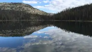 Time lapse of a mirror smooth Upper Twin Lake in the Bitterroot Mountains.