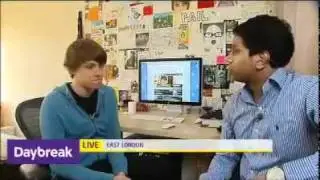Charlie McDonnell On Daybreak (charlieissocoollike)