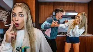 SMOKING CIGARETTE PRANK ON BOYFRIEND!! *HE LEAVES ME*