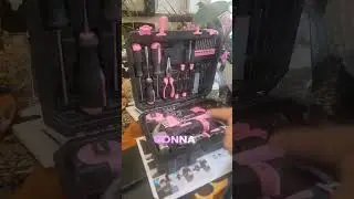 Busted Rockin&rsquo; the Pink Tool Set 😳🔧🎀 #dekoPinkTools #PinkToolSet #ToolGoals #DIYWithStyle #Deko