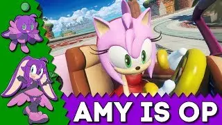 Infinite Item Use Hack - Amy is Over Powered - Sonic & All Stars Racing Transformed