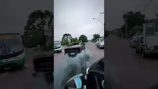 Silverado com a bomba aberta