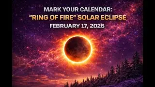Ring of Fire Solar Eclipse Coming February 17, 2026 #SolarEclipse #RingOfFire #Space
