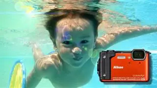 NIKON W300 Waterproof Digital Camera Wi Fi Bluetooth and GPS
