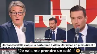 Jordan Bardella claque la porte face &agrave; Alain Marschall en plein direct !