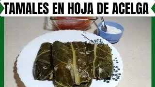 🔴CÓMO HACER TAMALES EN HOJA DE ACELGA | MIREYA COCINANDO