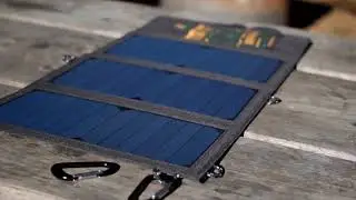 Portable Solar Charger for Camping. Compatible All USB Devices. Amazon.