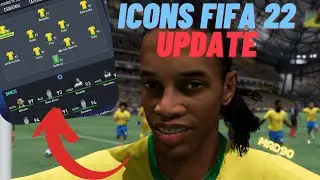 JOGADORES LEND&Aacute;RIOS FIFA 22   ICONS SQUAD FILE UPDATE 2022