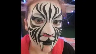 White Tiger Facepainting