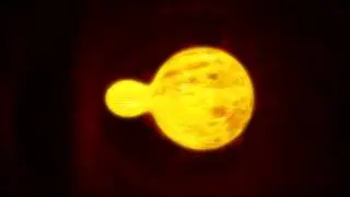 Artist's impression of the yellow hypergiant star HR 5171