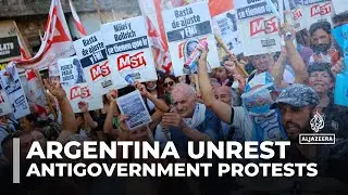 Protests erupt in Buenos Aires as Argentina's Congress approves Milei's new IMF loan