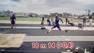 triple jump @18.14m will claye