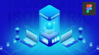 Sci Fi Futuristic Isometric Illustration Tutorial in Figma. Arttutor