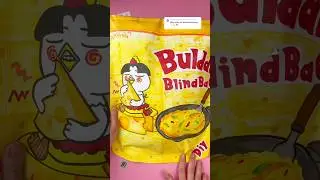 Buldak ramen blind bag!#diy #asmr #blindbag #buldak #satisfying #paper #squishy #shorts