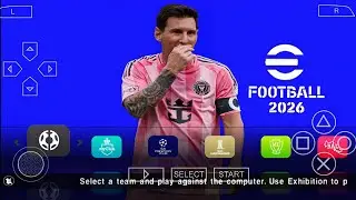 eFootball PES 2026 PPSSPP DOWNLOAD ORIGINAL ISO PES 26 PSP Full Update New Transfers & Kits 26 HD