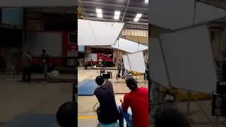 Film Shooting Setup Lights #shooting #bollywood #film #kartikaaryan #viralshorts #shortvideo