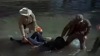Mexican Confederate Officer Captures John Wayne