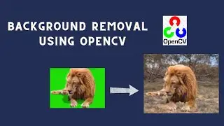 Background Remover OpenCv project || OpenCv python project