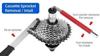 Biycycle #how to remove cassette and install 
