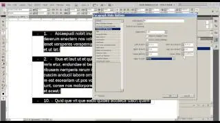 Indesign Properly Formatted Numbered List #indesign #numberedlist #list