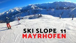 This is What it Looks Like To Ski Slope 11 in Mayrhofen