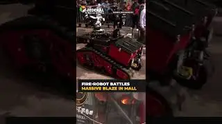 Fire-Robot in action to battle massive mall blaze in Mumbai&rsquo;s Bandra